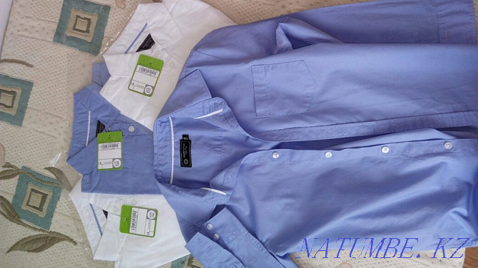 Рубашки C&A H&M и джинсы на рост 128,134,140,152 см смотрите все фото Алматы - изображение 3