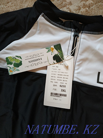 Boys swimsuit, rash guard shorts with long sleeves Almaty - photo 3
