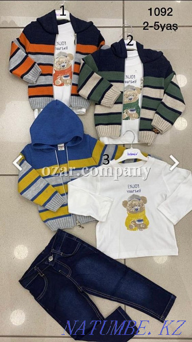 Children's suit, winter suit, set, jacket, pants, jeans Almaty - photo 2
