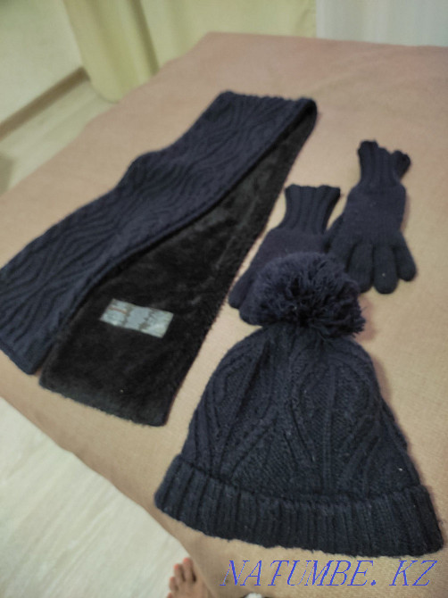 A set for a boy's hat, scarf, gloves firm brand Next Kostanay - photo 2