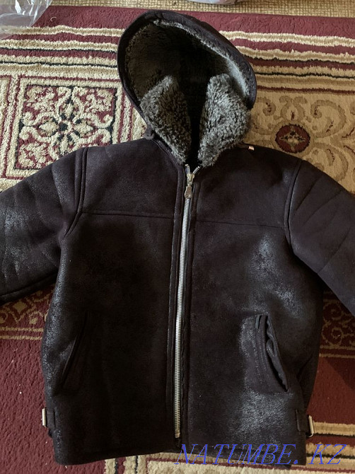 Sheepskin coat for boys 10-12 years old Shymkent - photo 1