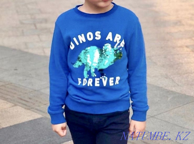 Cool H&M sweatshirts for a boy 6-8 years old Almaty - photo 3