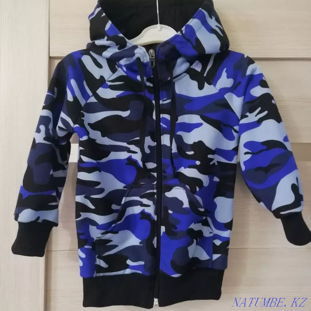 Балаларға арналған футболка, капюшон Акбулак - изображение 1