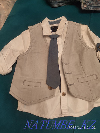 Shirt vest tie 3in1 for 1500tg Almaty - photo 2