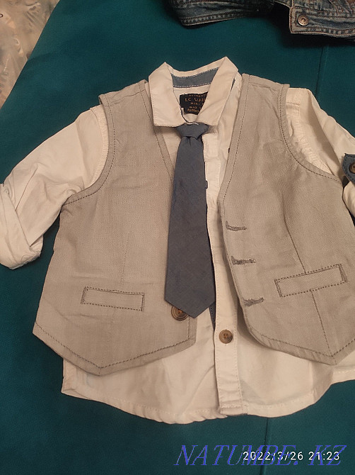 Shirt vest tie 3in1 for 1500tg Almaty - photo 2