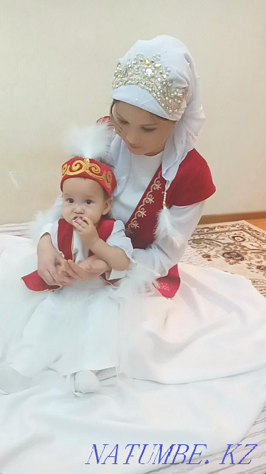 Tusau kesu set. Dress mom and daughter, kazhekey mom and daughter, son Aqtobe - photo 7