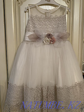 Elegant dress for a girl 3-4 years old Almaty - photo 1