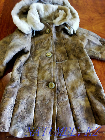 I will sell a natural sheepskin coat for a girl 3-5 years old or an exchange Astana - photo 3