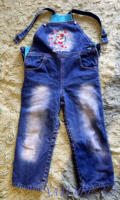 Denim jumpsuit for a girl Pavlodar - photo 1