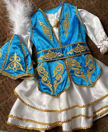 Национальное Платье для девочки тусау кесер или Наурыз  Қарағанды