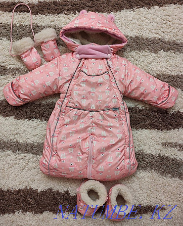 I will sell overalls a transformer winter-autumn for the girl from 0 to one year Aqtobe - photo 5