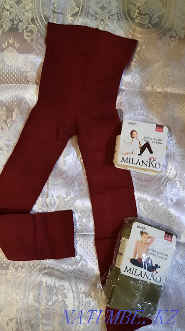 Children's cotton tights with hair Pavlodar - photo 2