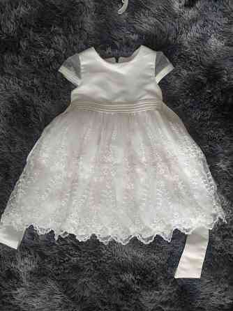 Продам детское белое платье  Қарағанды