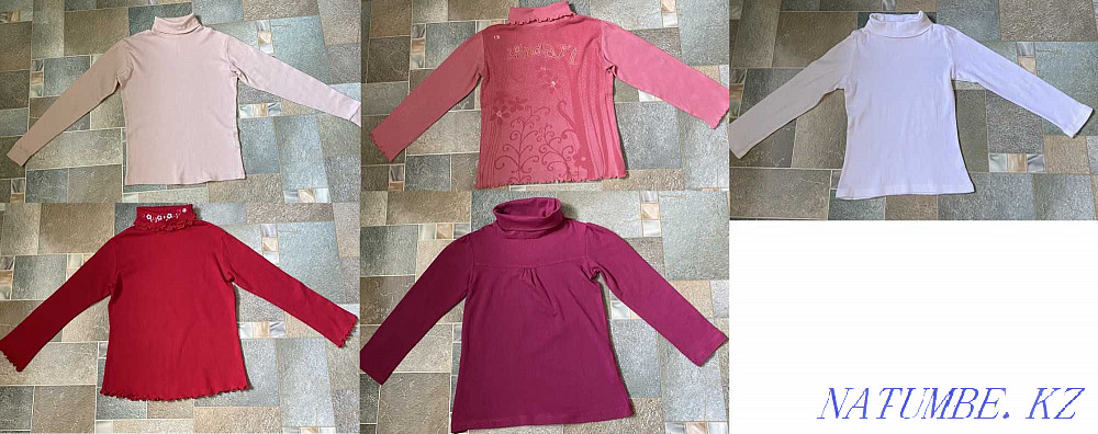 High-quality turtleneck with long sleeves made of nat cotton Brand Aqtobe - photo 1