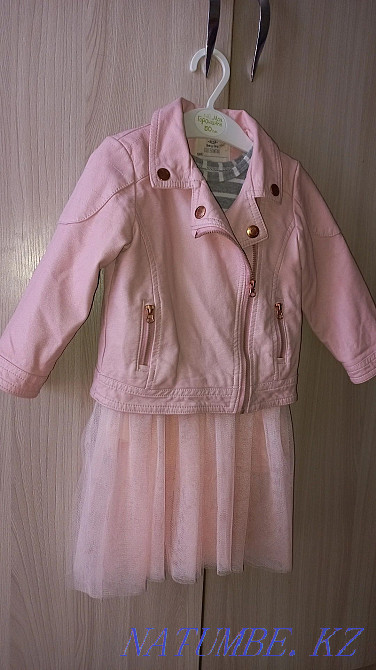 Кожанка на девочку 1-2 года в отличном состоянии Нуркен - изображение 2