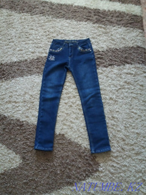 Джинсы на девочку утепленные Кокшетау - изображение 1