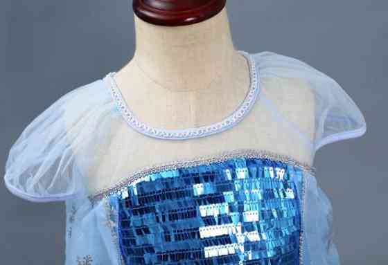 Новое! Платье Эльзы нежное, воздушное от 3 до 7 лет Алматы