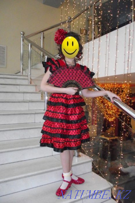 Платье для девочки "Кармен" комплект Рудный - изображение 1