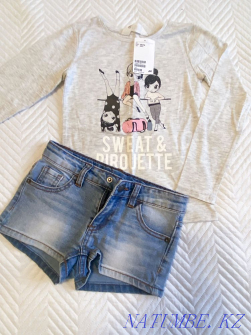 Джинсовые шорты для девочки Караганда - изображение 1