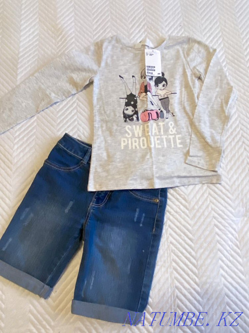 Джинсовые шорты для девочки Караганда - изображение 2