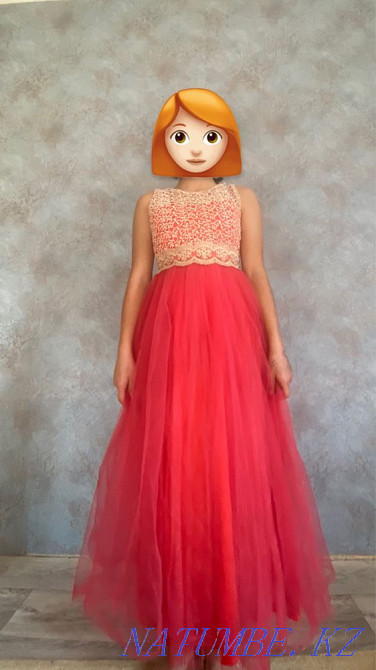 Elegant dress for a girl 10/13 years old, excellent condition Almaty - photo 3