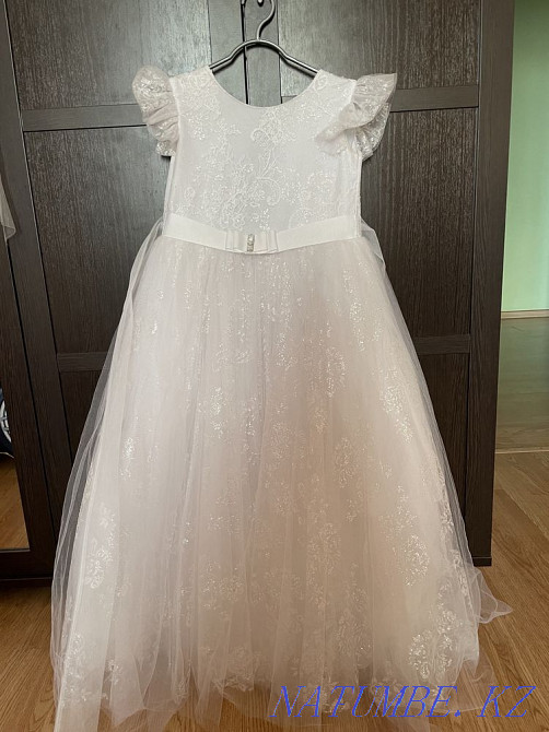 Белое платье для девочек Павлодар - изображение 2
