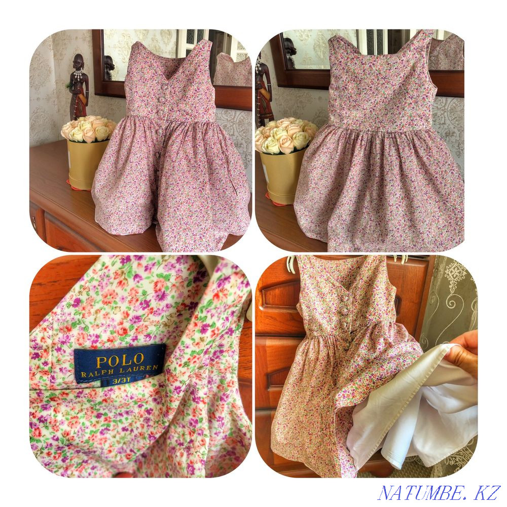 Dresses for kindergarten 3-5 years. next. hm. Ralph Lauren Polo. Pajamas, shorts Semey - photo 3