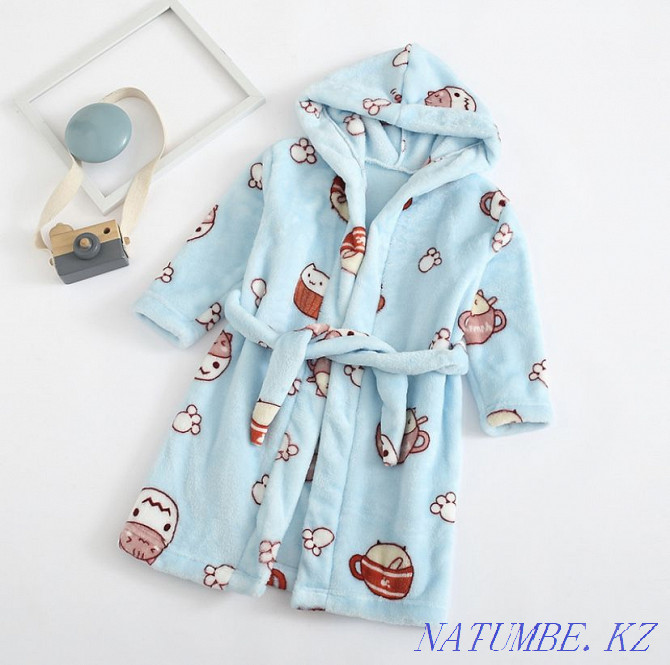 Fleece baby bathrobes Almaty - photo 3