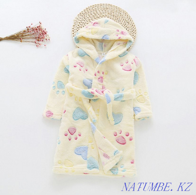 Fleece baby bathrobes Almaty - photo 4
