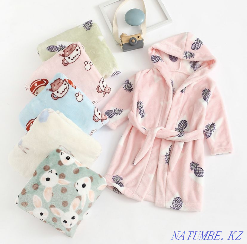 Флисовые детские халаты Алматы - изображение 1