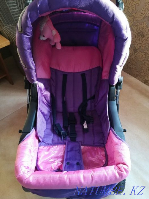 Коляска Зима -Лето супер прочная продам, колеса большие Астана - изображение 4