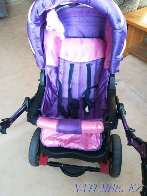 Коляска Зима -Лето супер прочная продам, колеса большие Астана - изображение 3