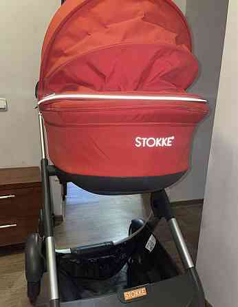 Коляска stokke crusi red 2 в 1 Almaty