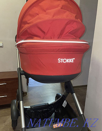 коляска stokke crusi қызыл 2-де 1  Алматы - изображение 3