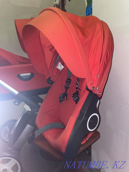 stroller stokke crusi red 2 in 1 Almaty - photo 1