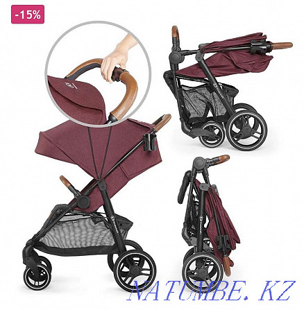 Sell stroller Kindercraft Grande 2020 Burgundy Atyrau - photo 8