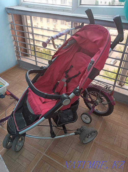 Stroller and bike for sale. Astana - photo 2