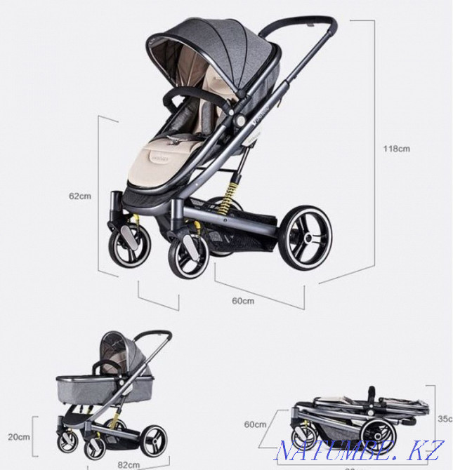 Stroller for sale winter-summer in perfect condition Astana - photo 3