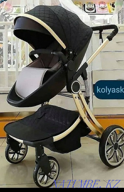 Коляска Voondo Egg 2в1 Черная  - изображение 1