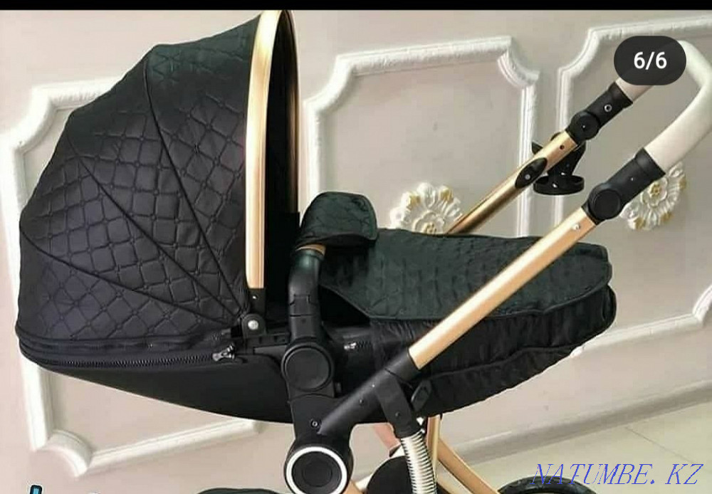 Коляска Voondo Egg 2в1 Черная  - изображение 5