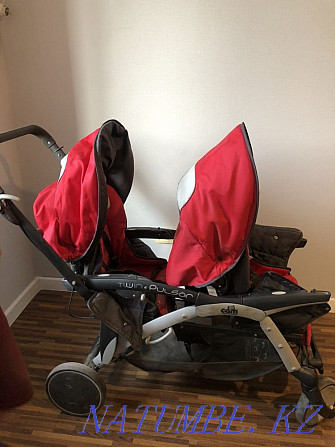 Stroller, Italy Cam Twin Pulsar. for twins and weather Almaty - photo 2