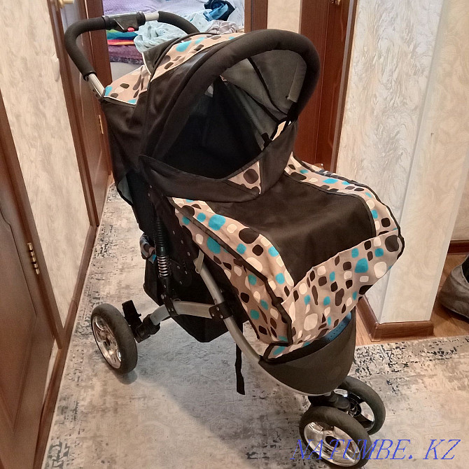 I sell a baby stroller in good condition summer and winter Karagandy - photo 3