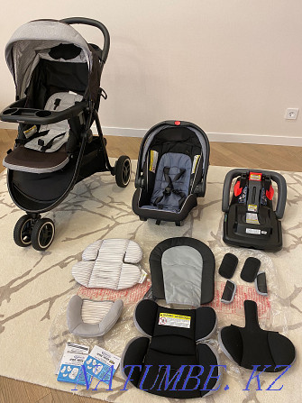 Car seat + stroller + base Almaty - photo 2