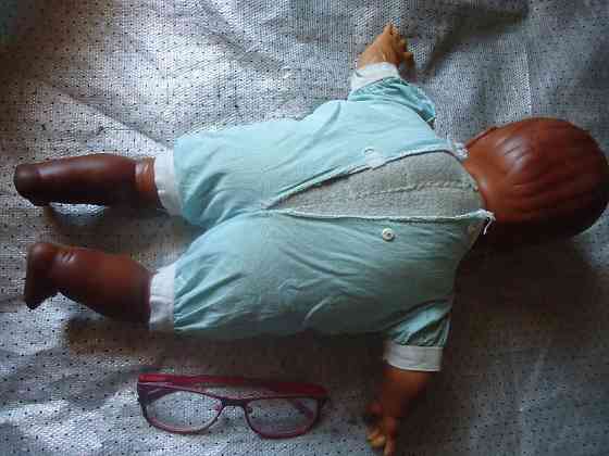 Кукла СССР Германия Антикварная среднего размера С мягким телом Из Хл Almaty