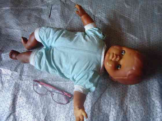 Кукла СССР Германия Антикварная среднего размера С мягким телом Из Хл Almaty