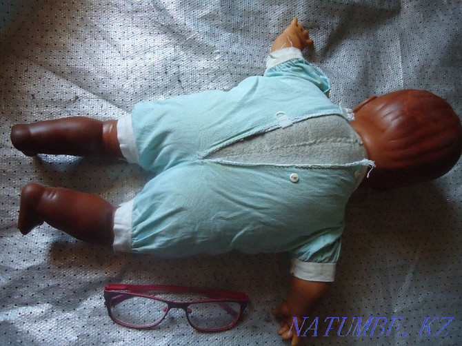 Кукла СССР Германия Антикварная среднего размера С мягким телом Из Хл Алматы - изображение 6