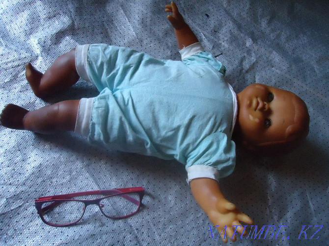 Кукла СССР Германия Антикварная среднего размера С мягким телом Из Хл Алматы - изображение 3