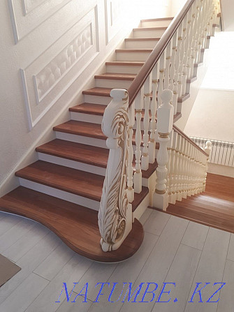 Staircase made of beech.oak.ash.pine wood Мангистау - photo 2