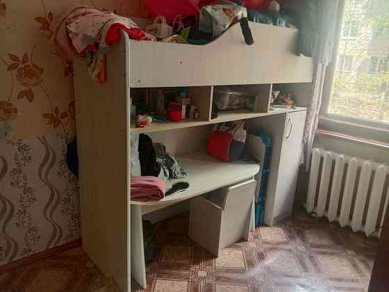 Детский кровать вместе столам Алматы