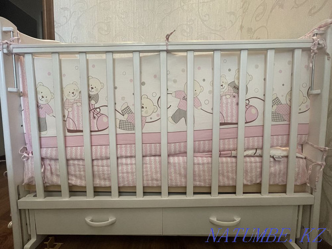 Baby crib for sale, made in Russia. Atyrau - photo 1
